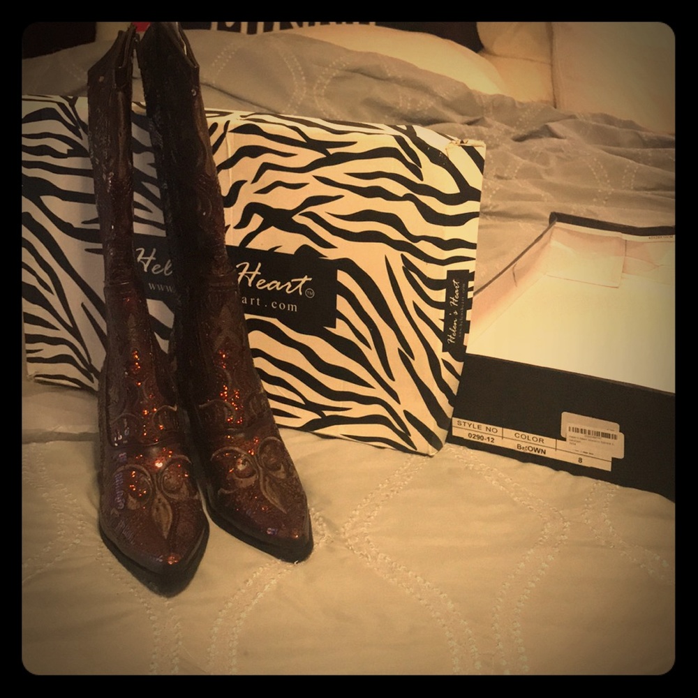 New Brown Cowboy Boots